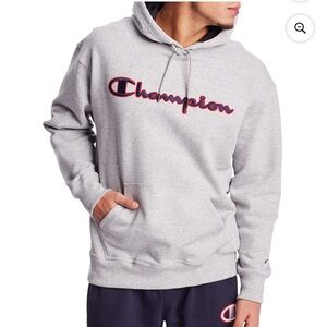 GRAY CHAMPION SWEATSHIRT